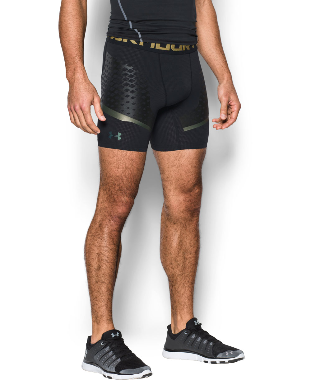 under armour black compression shorts