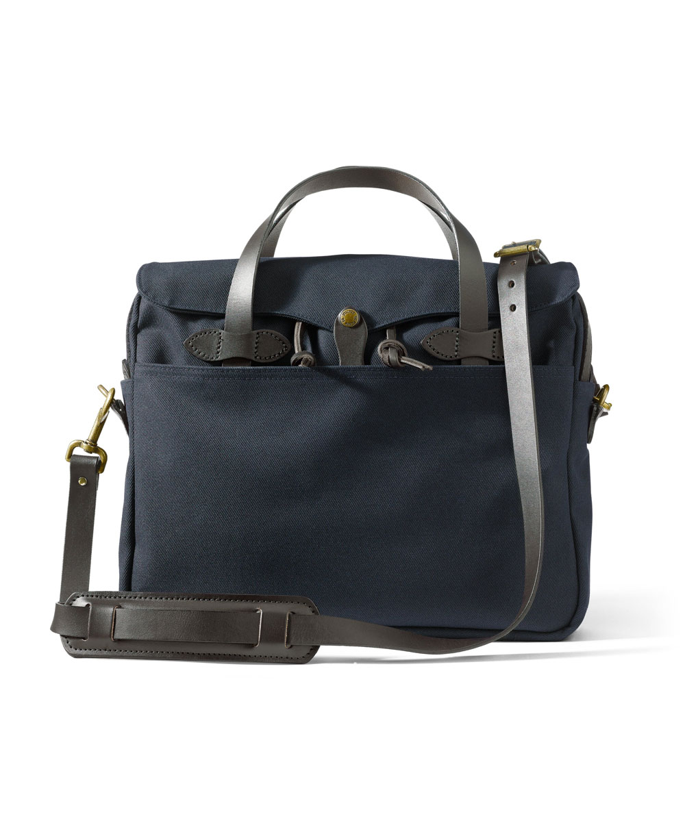 navy briefcase