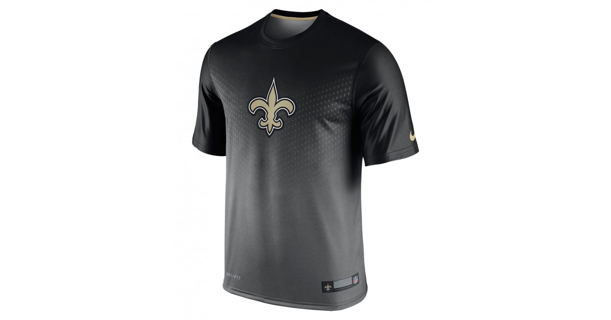 New Orleans Saints Nike Dri-Fit Player Long Sleeve Top - Mens