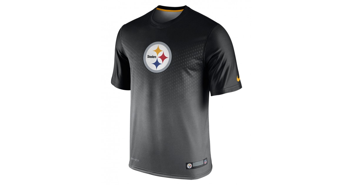 Men's Nike White Pittsburgh Steelers Sideline Coaches Short Sleeve