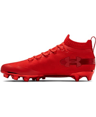 red under armour spotlight cleats