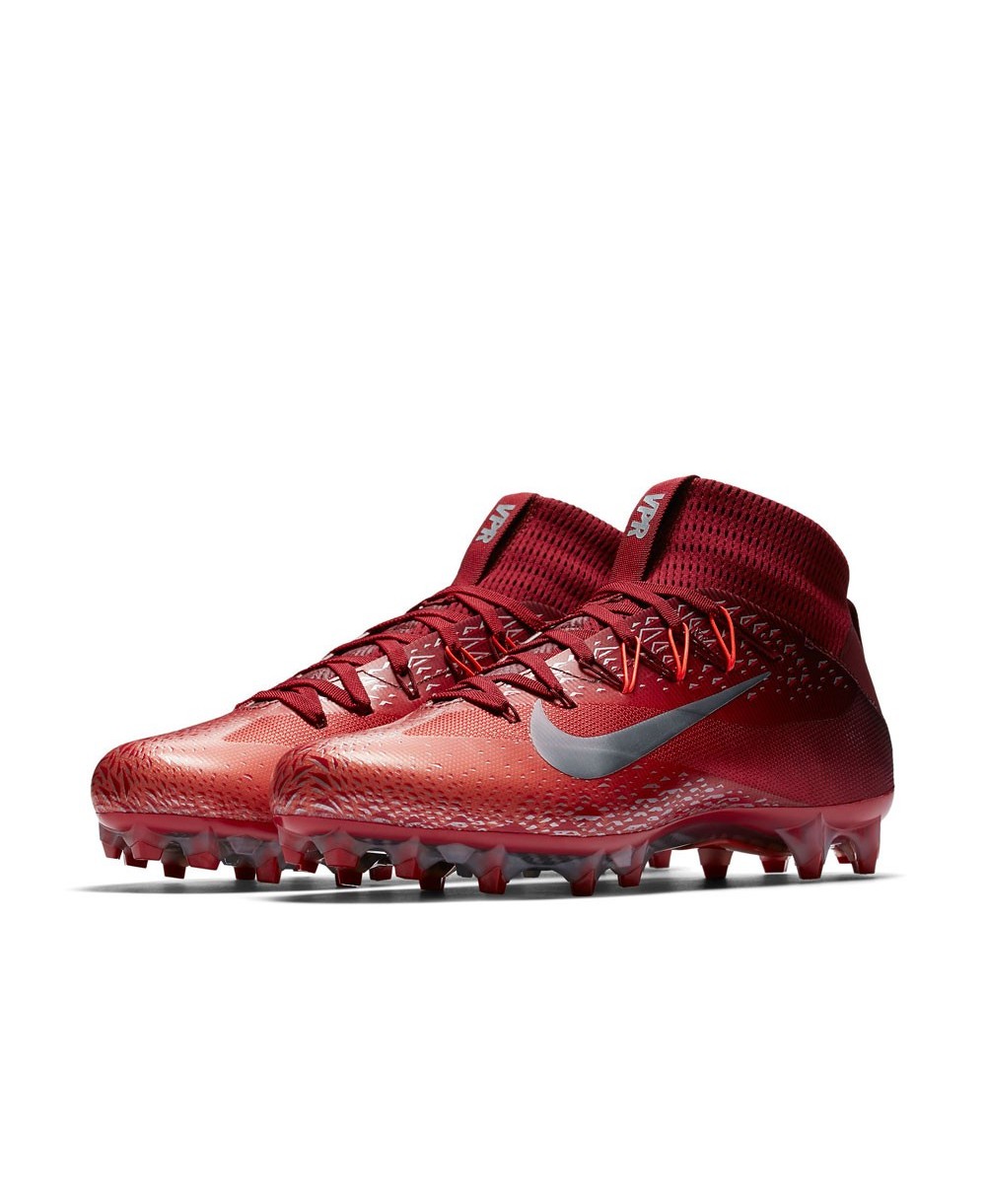 red nike football cleats