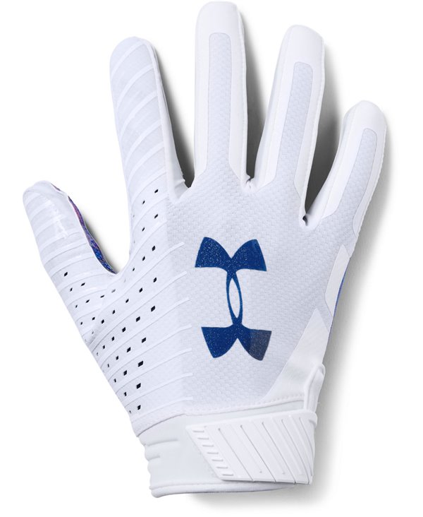 all white under armour football gloves