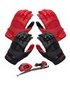 Rev Pro 3.0 Solid Flip Combo Pack Guanti Football Americano Uomo Red/Black 2 pz