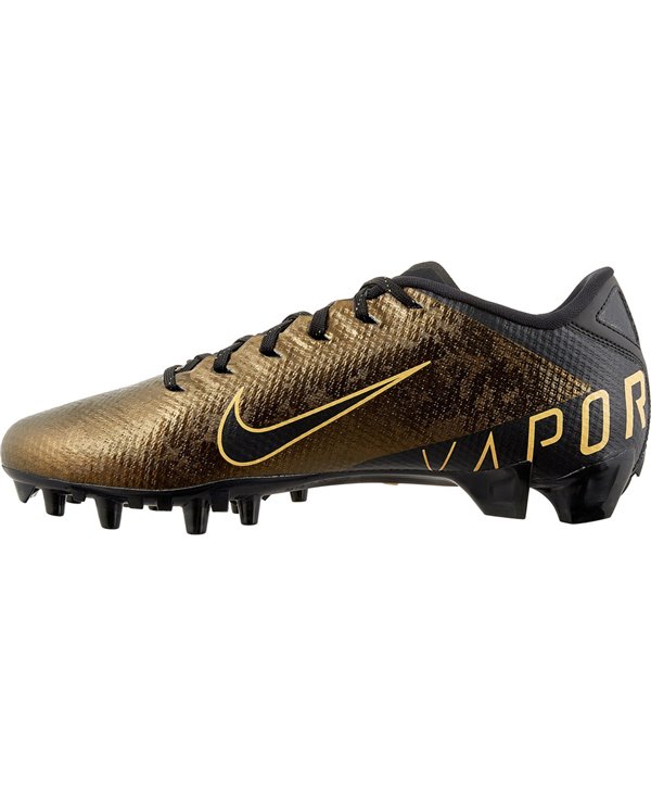 nike gold and black cleats