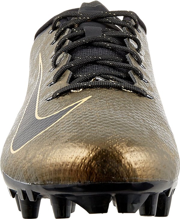 mens black and gold football cleats