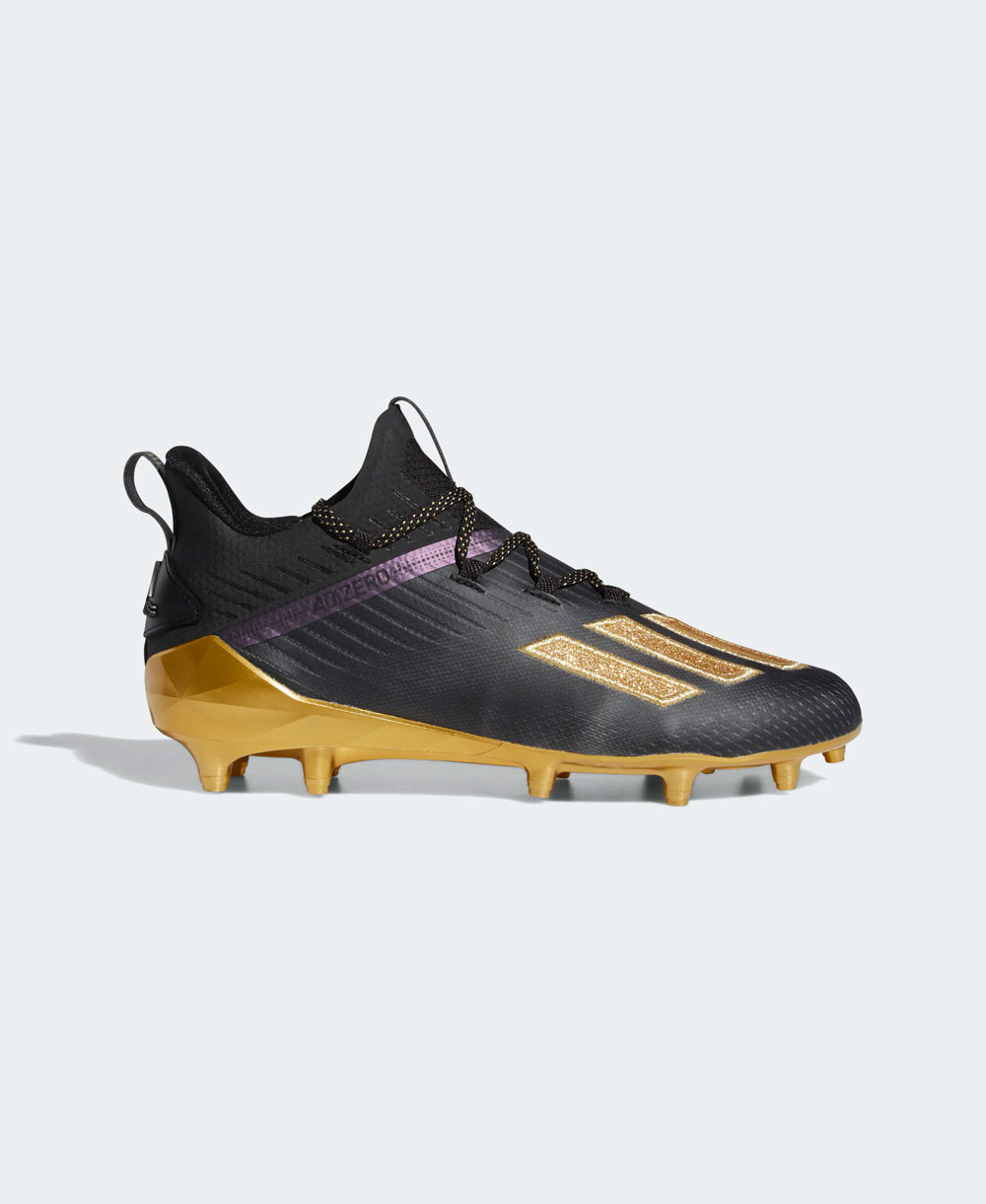 Adidas Mens Adizero X Anniversary American Football Cleats Core Black 7570