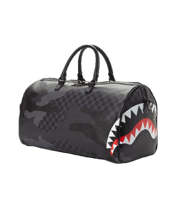 sprayground shark duffle