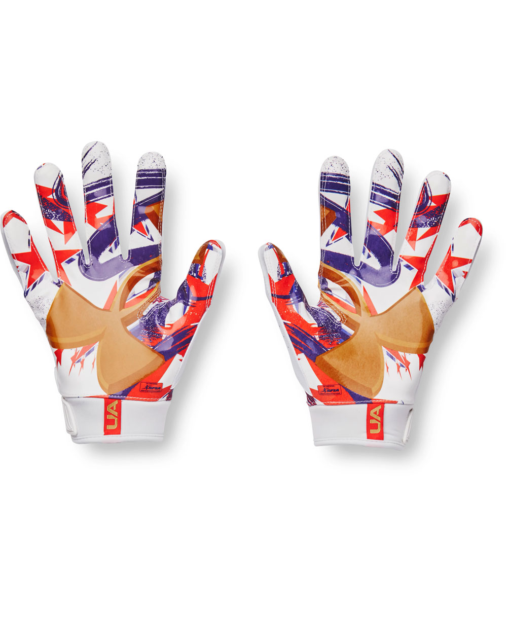 ua blur football gloves