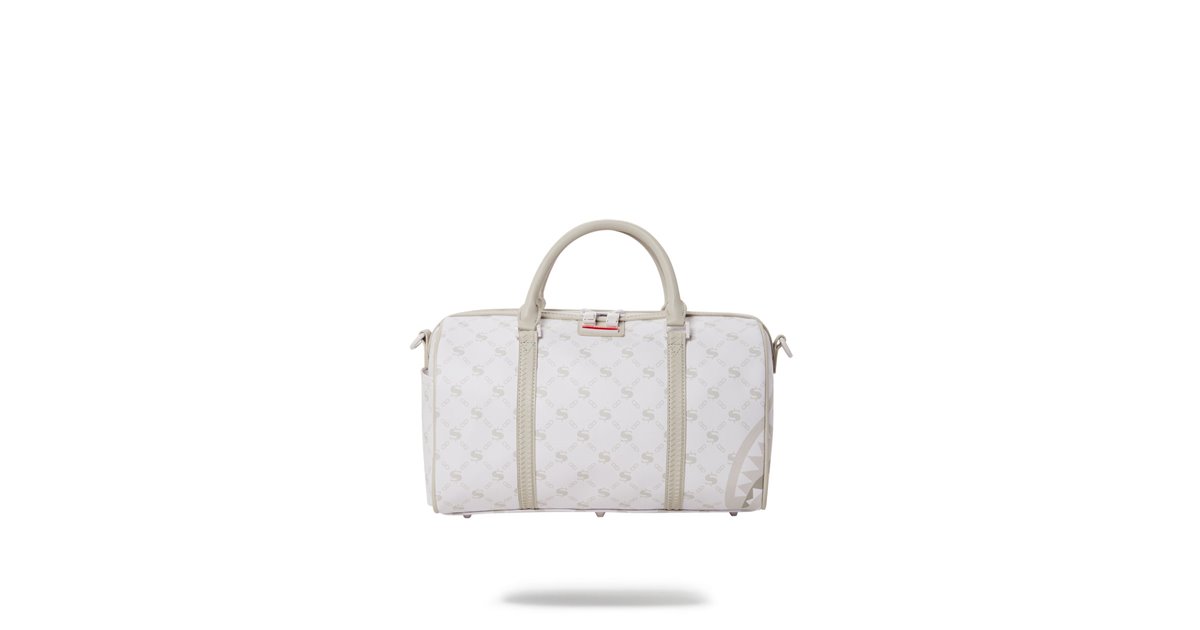 SPRAYGROUND DUFFLE BAG MONEYGRAM POWDER Unisex White