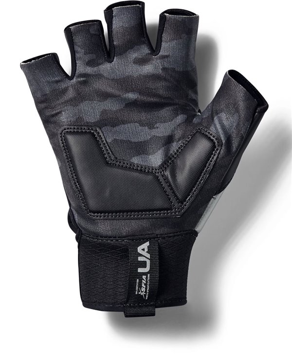 UA Combat HF - NFL Herren American Football Handschuhe Black