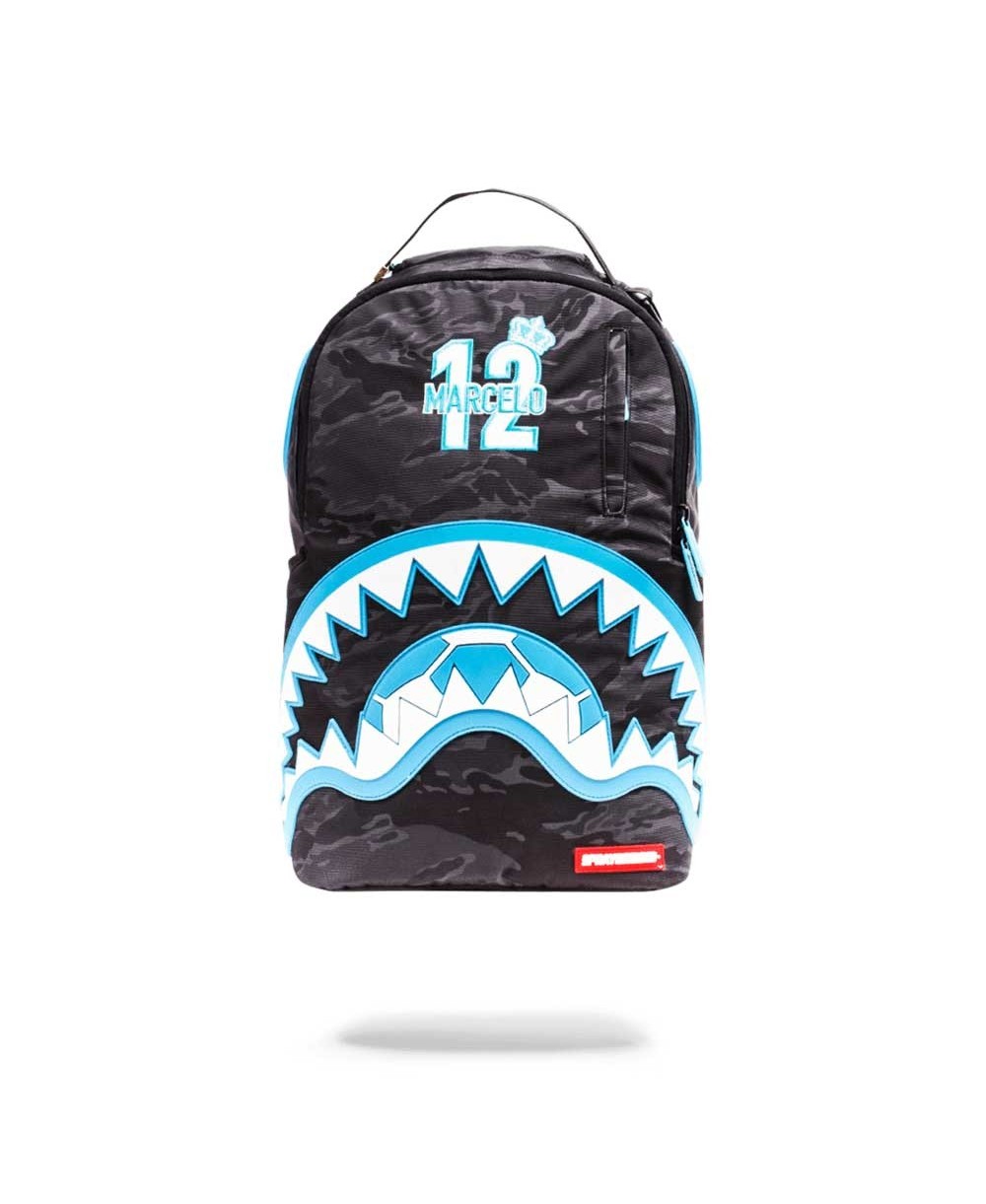 blue sprayground backpack