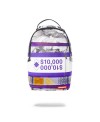 Purple Money Bands Rucksack