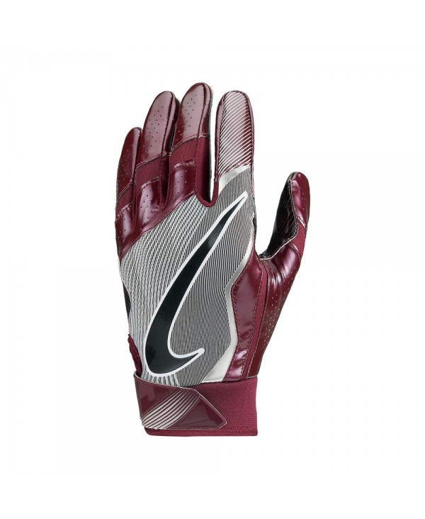 maroon football gloves