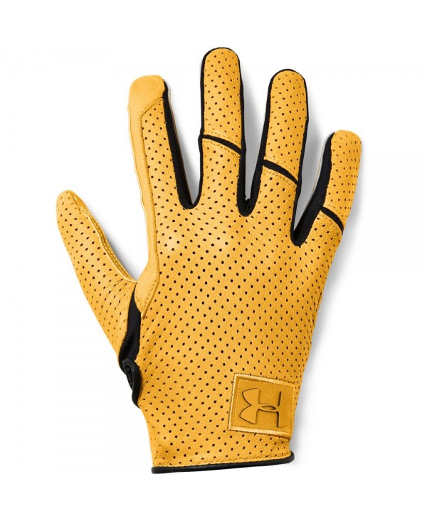 under armour football gloves yellow